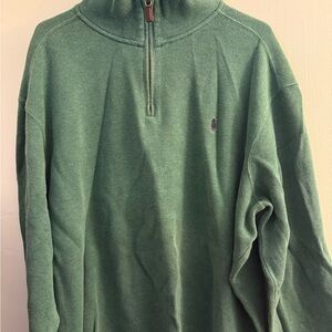 Ralph Lauren Forest Green Zip-Up Sweater
